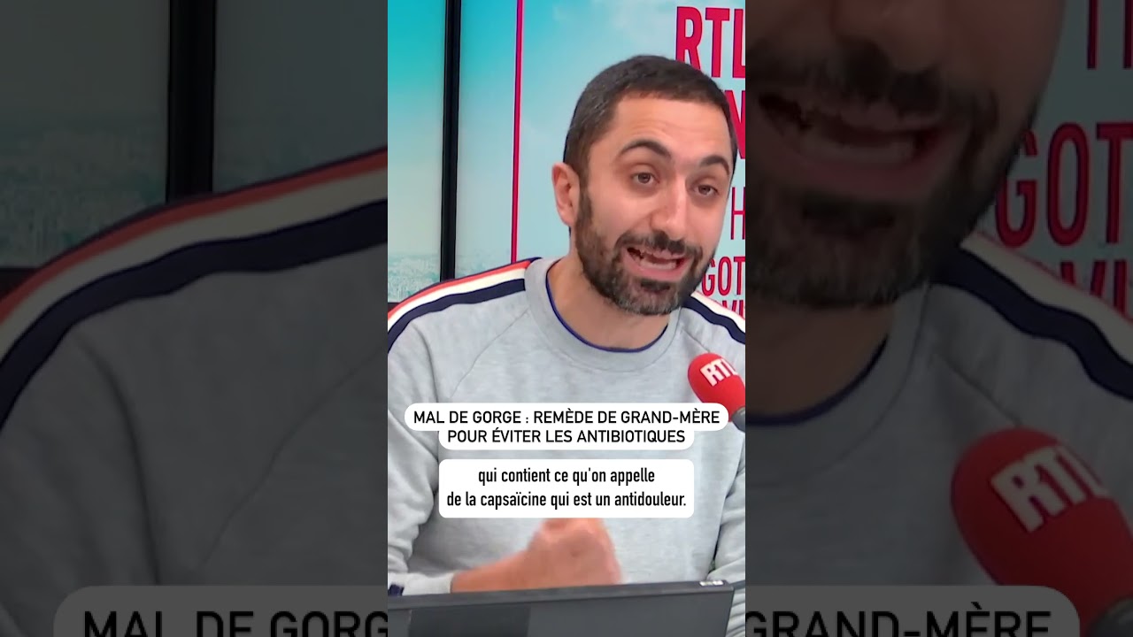 Mal de gorge : remède de grand-mère pour éviter les antibiotiques !
