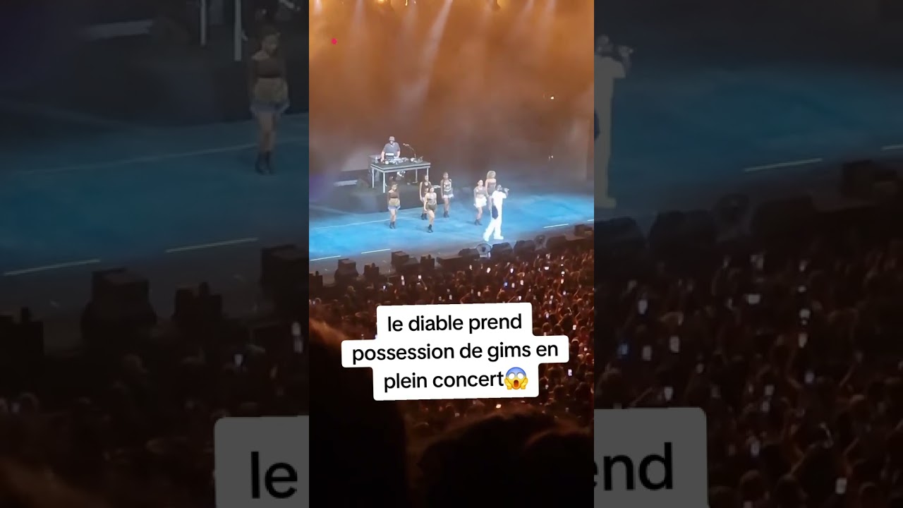 Le diable prend possession de Gims en plein concert 😱
