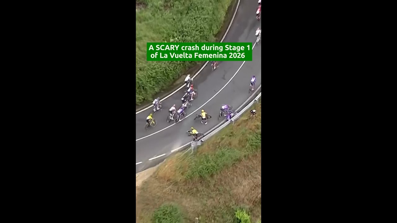 Another SCARY crash in Women's Cycling 😱