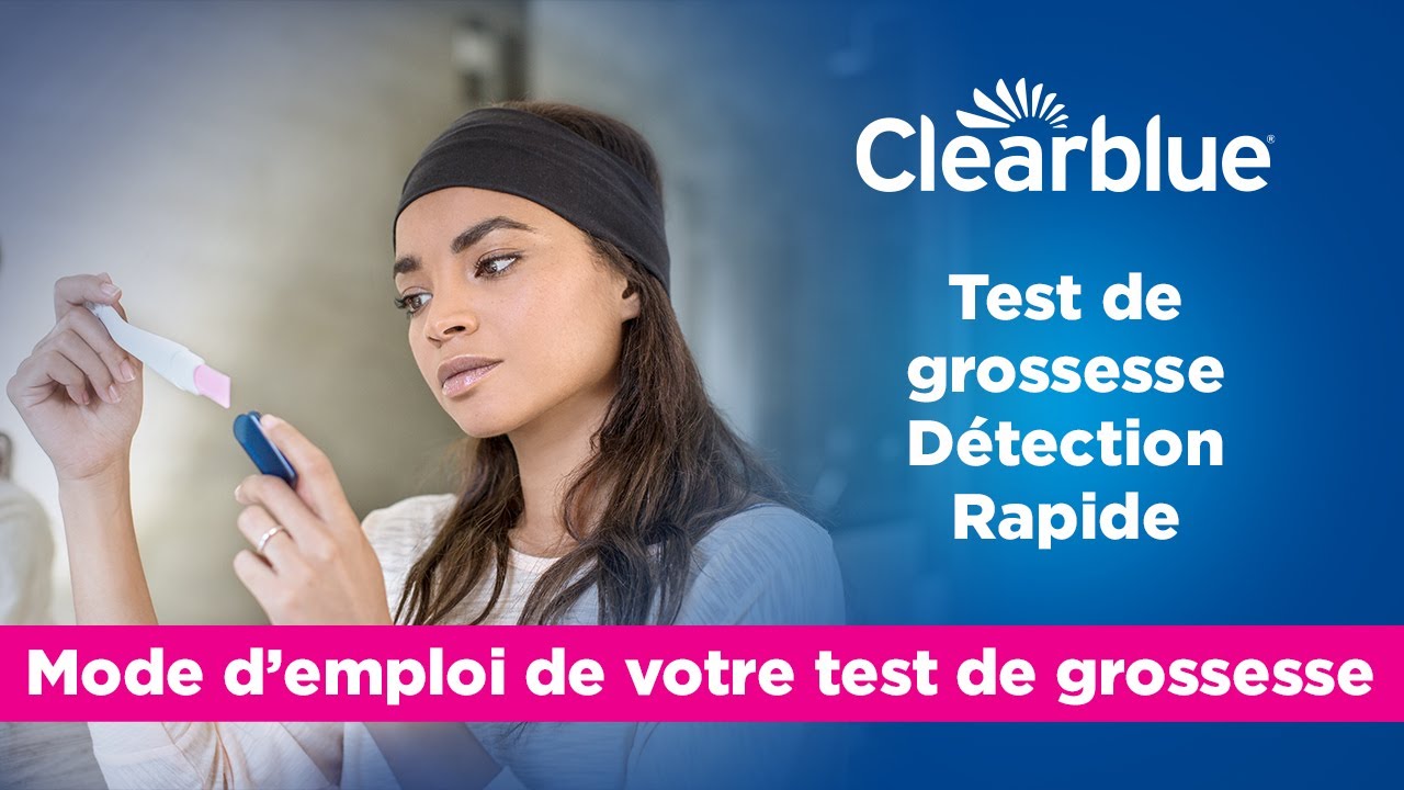Mode d’emploi: Clearblue® Détection Rapide (Suisse uniquement)