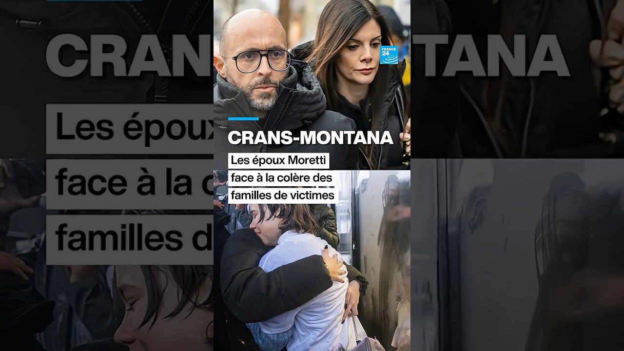 Incendie en Suisse : les époux Moretti face à la colère des familles de victimes • FRANCE 24