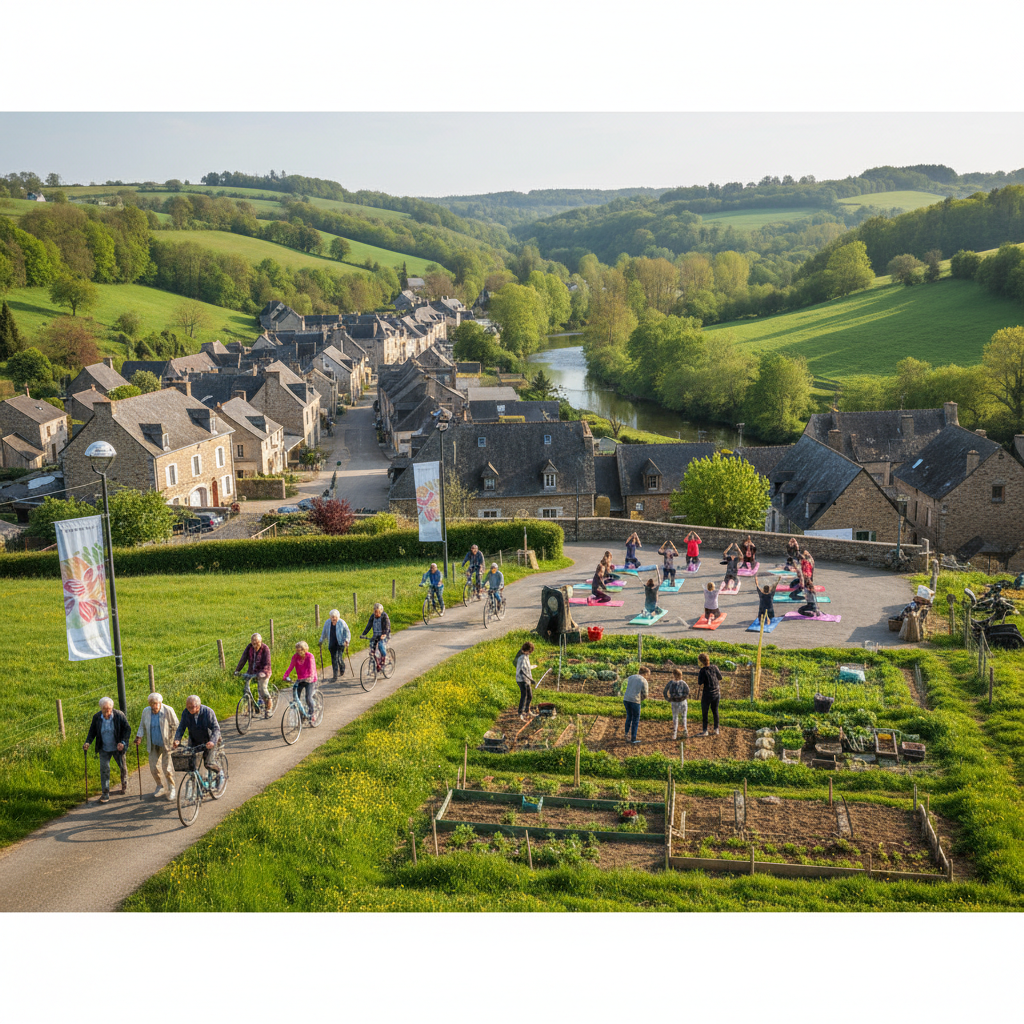découvrez comment une commune de la suisse normande met en œuvre des initiatives innovantes pour favoriser le bien-être et la santé de ses habitants.