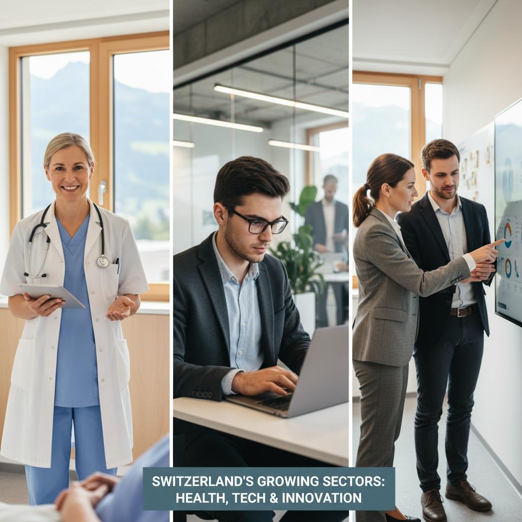 découvrez les secteurs en pleine croissance en suisse offrant de nombreuses opportunités d'emploi, notamment dans la santé, l'informatique et bien d'autres domaines prometteurs.