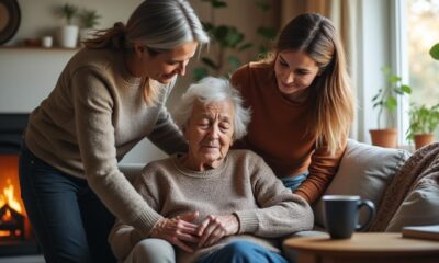 un couple quitte la suisse pour assurer des soins de qualité et dignes à un proche victime d'un avc, privilégiant bien-être et soutien familial.