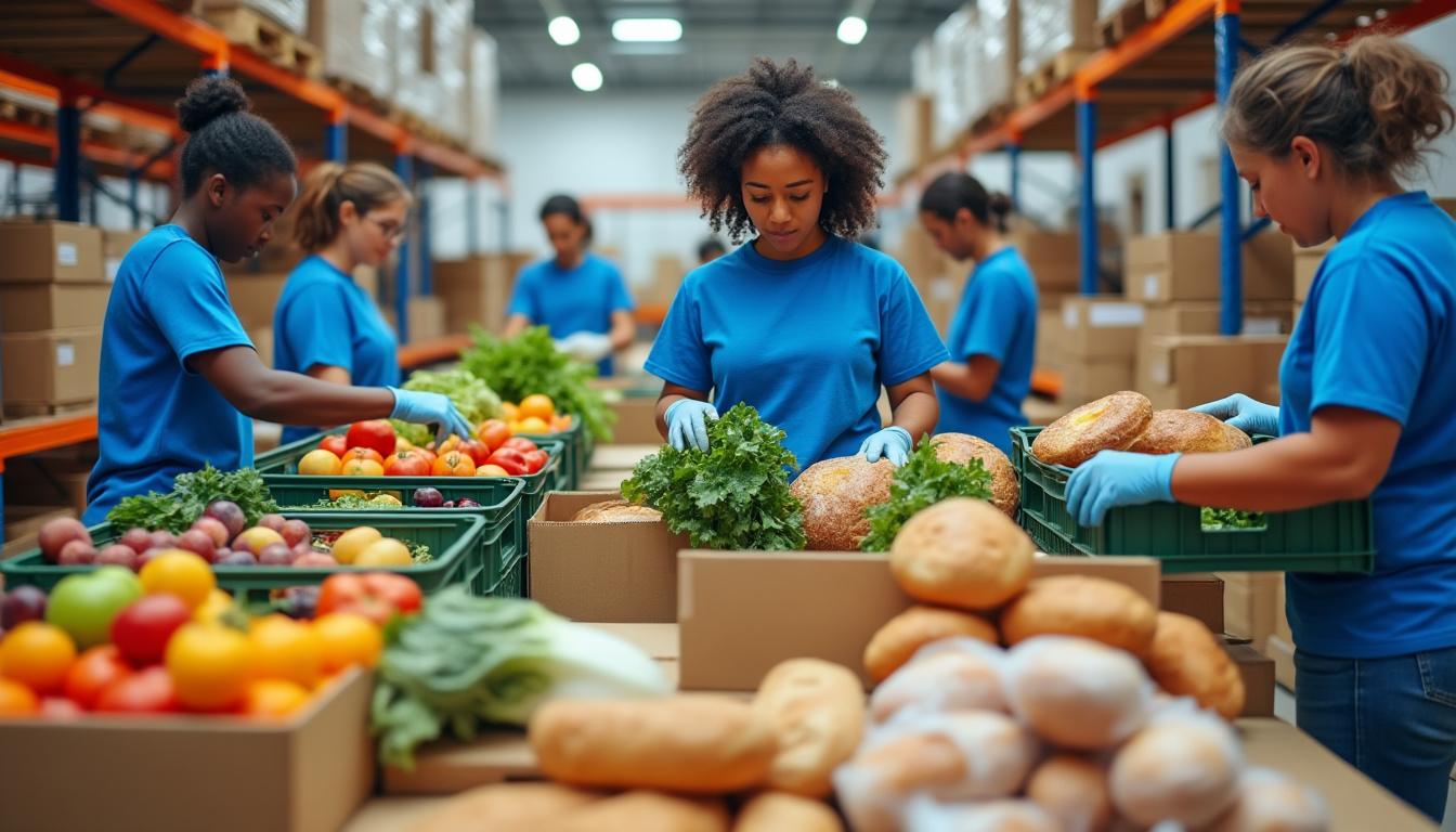 la table suisse récupère 8500 tonnes d'aliments destinés au gaspillage pour les redistribuer et lutter contre le gaspillage alimentaire.