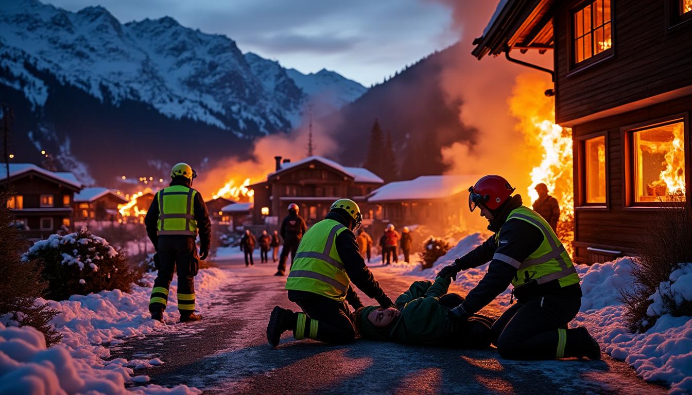 découvrez les dernières informations sur l'incendie dévastateur à crans-montana, avec 58 victimes toujours en soins en suisse et à l'étranger.