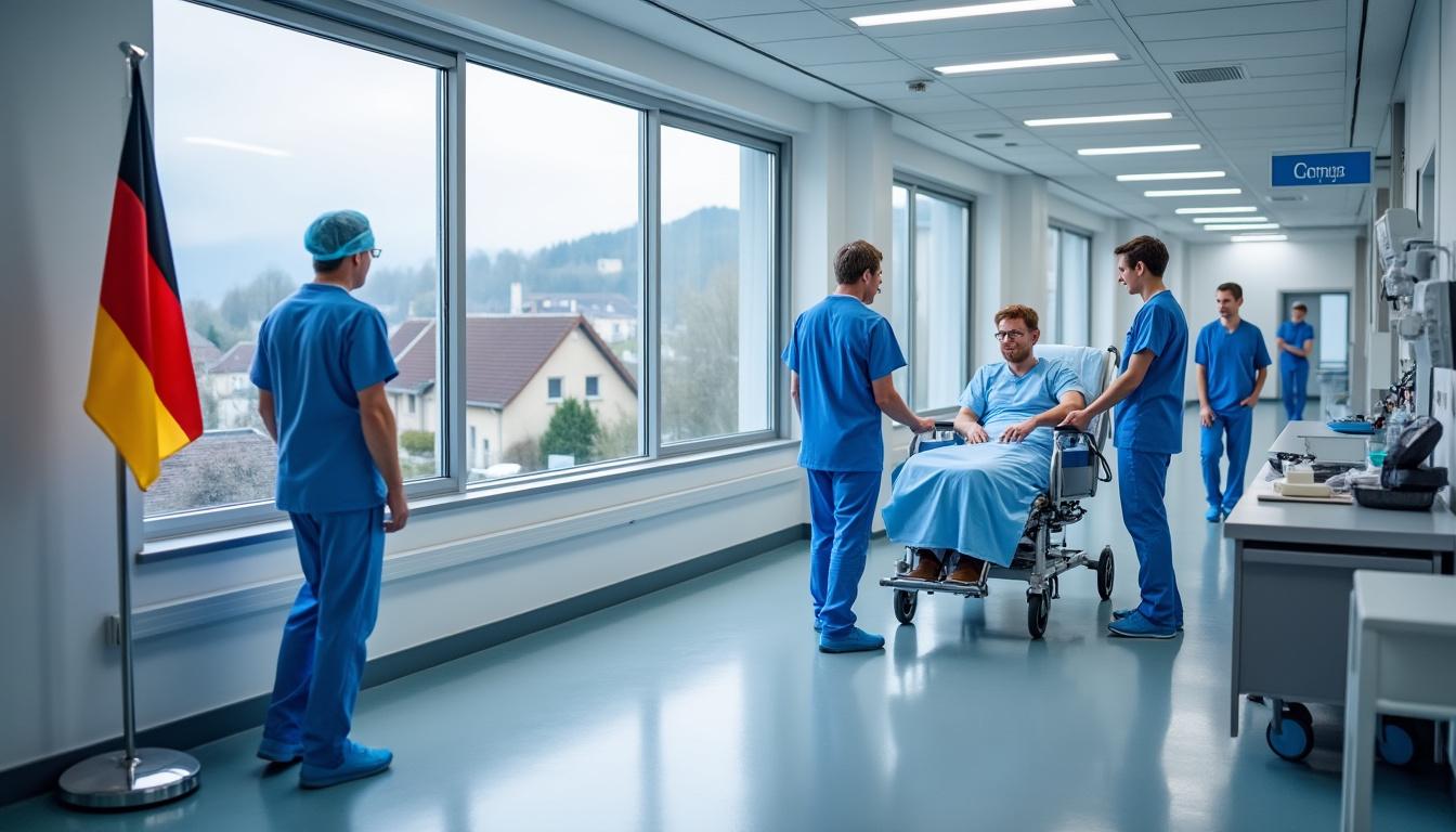 les soignants allemands choisissent de travailler en suisse, provoquant une pression sur les régions frontalières françaises en raison de la fuite des professionnels de santé.