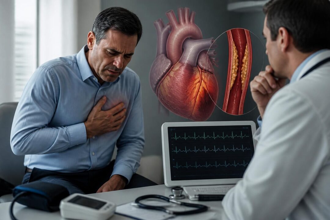 découvrez une présentation clinique complète de la cardiopathie ischémique, incluant ses symptômes, facteurs de risque et options de traitement.