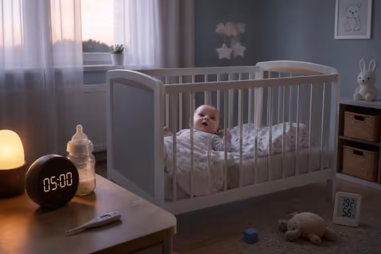 Pourquoi bébé se réveille à 5h : causes et solutions